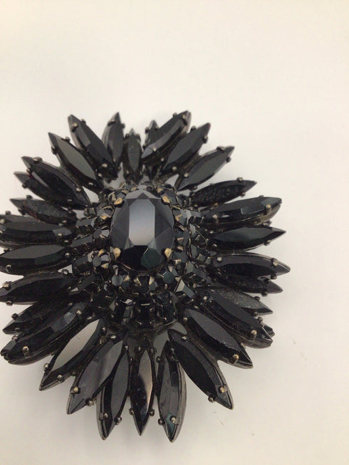 Black Vintage Brooch